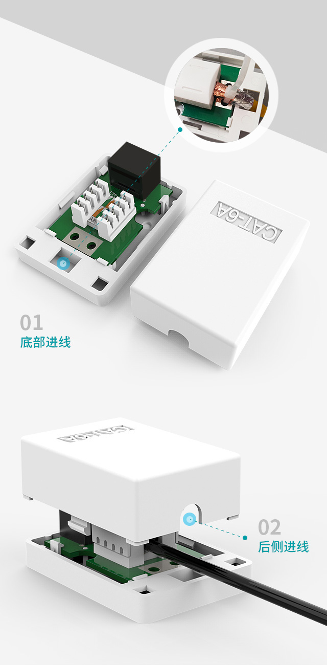 单口双口-网络接线盒