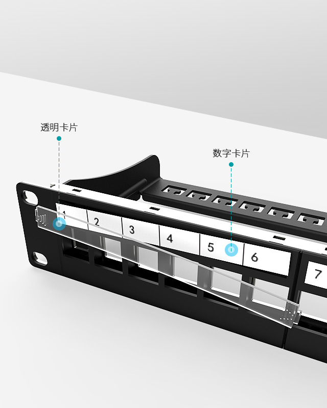 1U12口-直通网络空配架