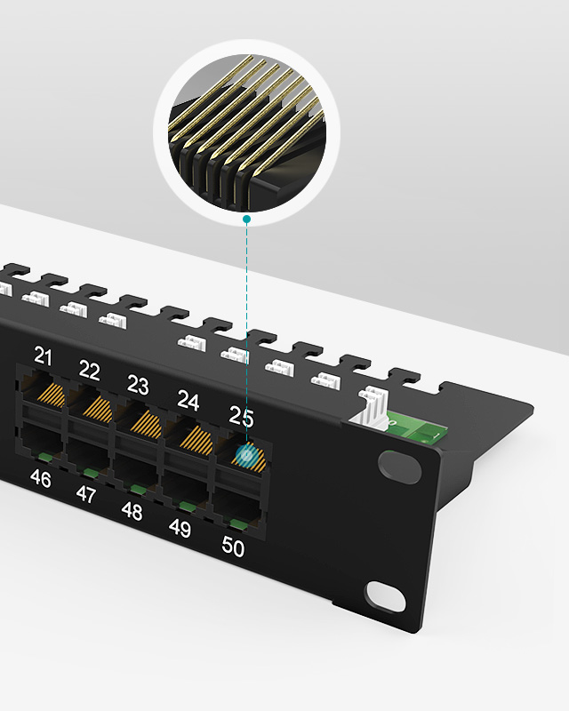 1U50口-电话语音配线架
