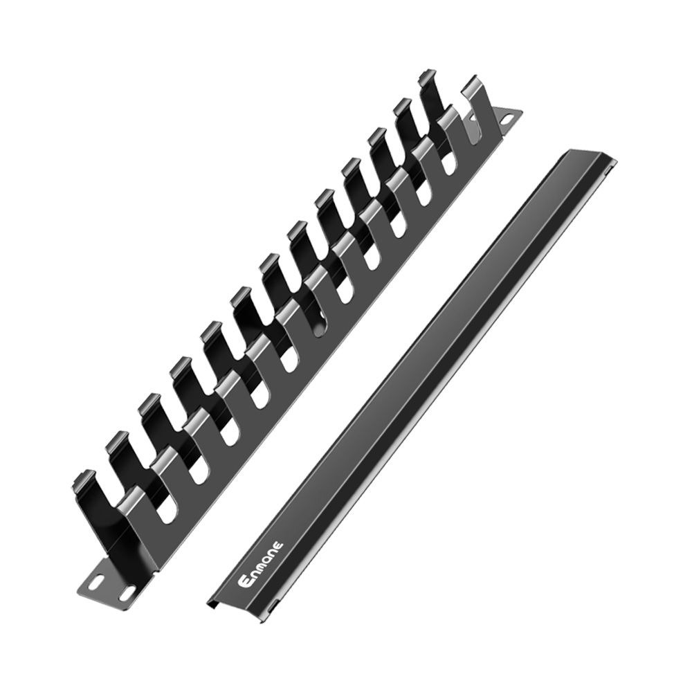 1U 24 Port Metal Cable Management Rack