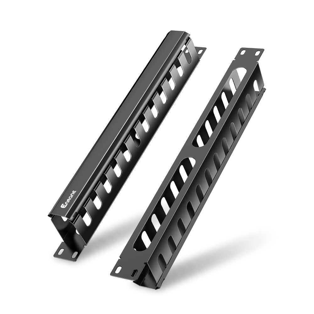 1U 24 Port Metal Cable Management Rack
