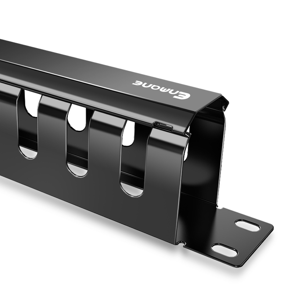 1U 24 Port Metal Cable Management Rack