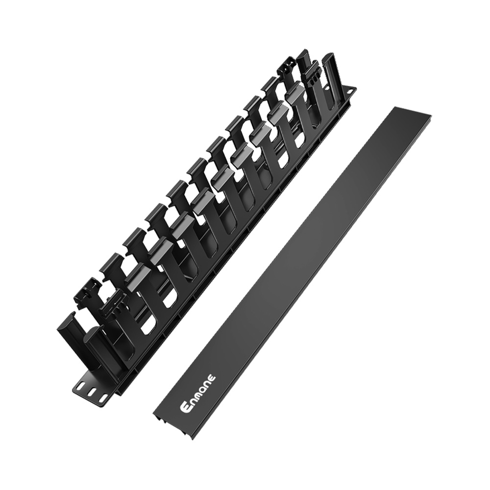 1U 24 Port-Plastic Cable Management Rack