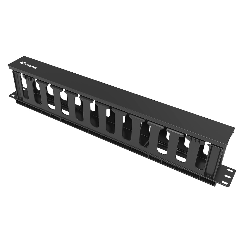 1U 24 Port-Plastic Cable Management Rack