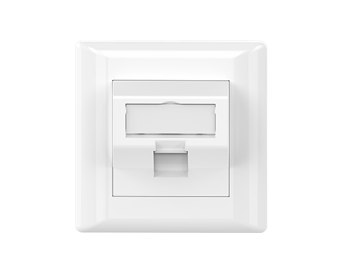 Single Port-Network RJ45 Wall Faceplate