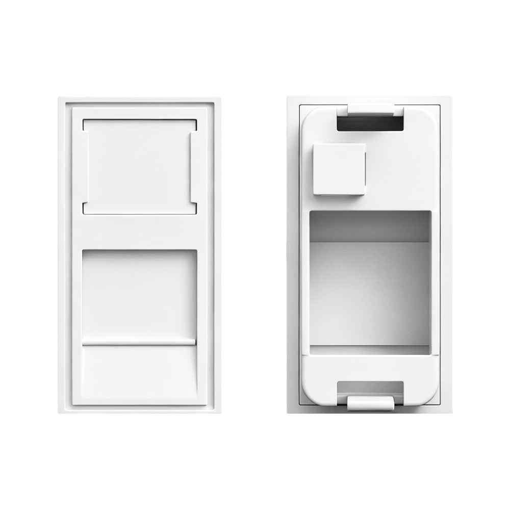 22.5×45mm Single-Port Modular Network Insert