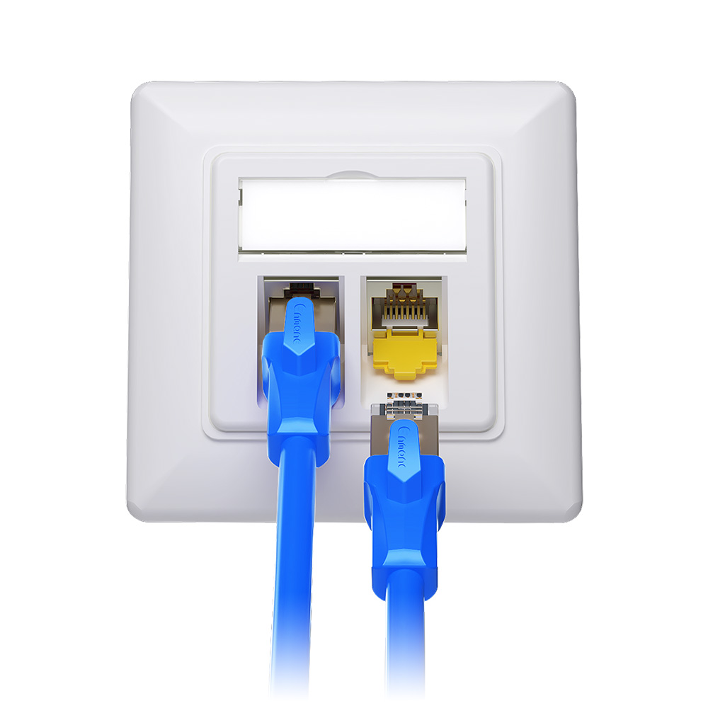 Colour-Coded Dust-Proof Cat.6A FTP Keystone Jack
