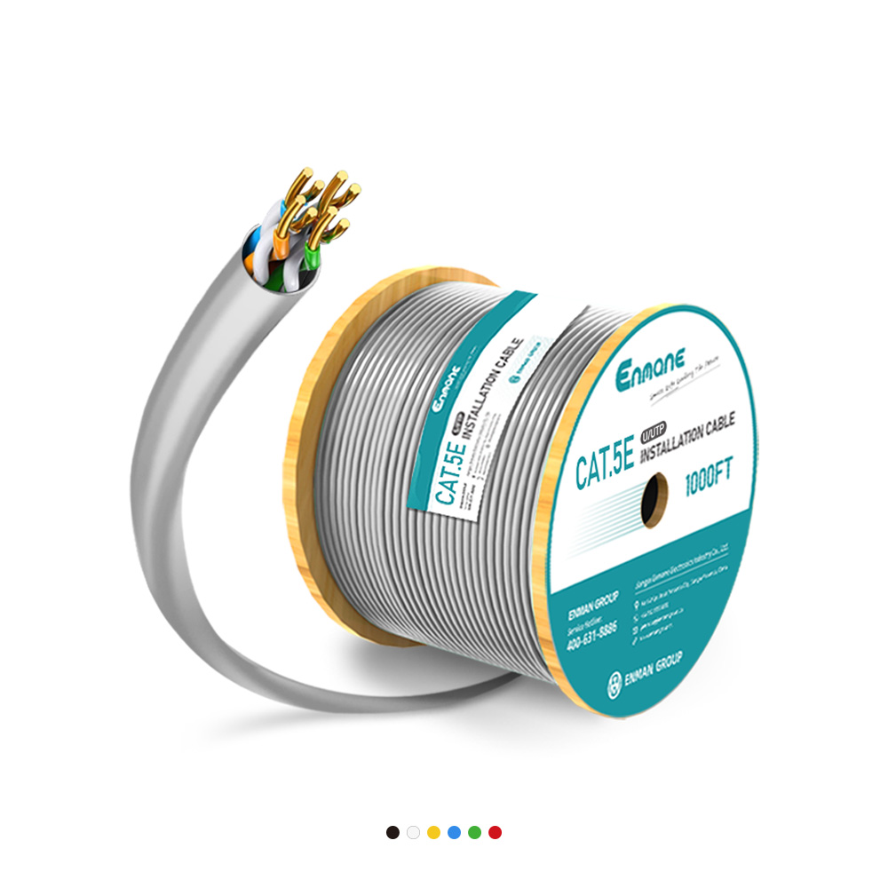 1000FT Cat.5e PVC Indoor/Outdoor Ethernet Cable