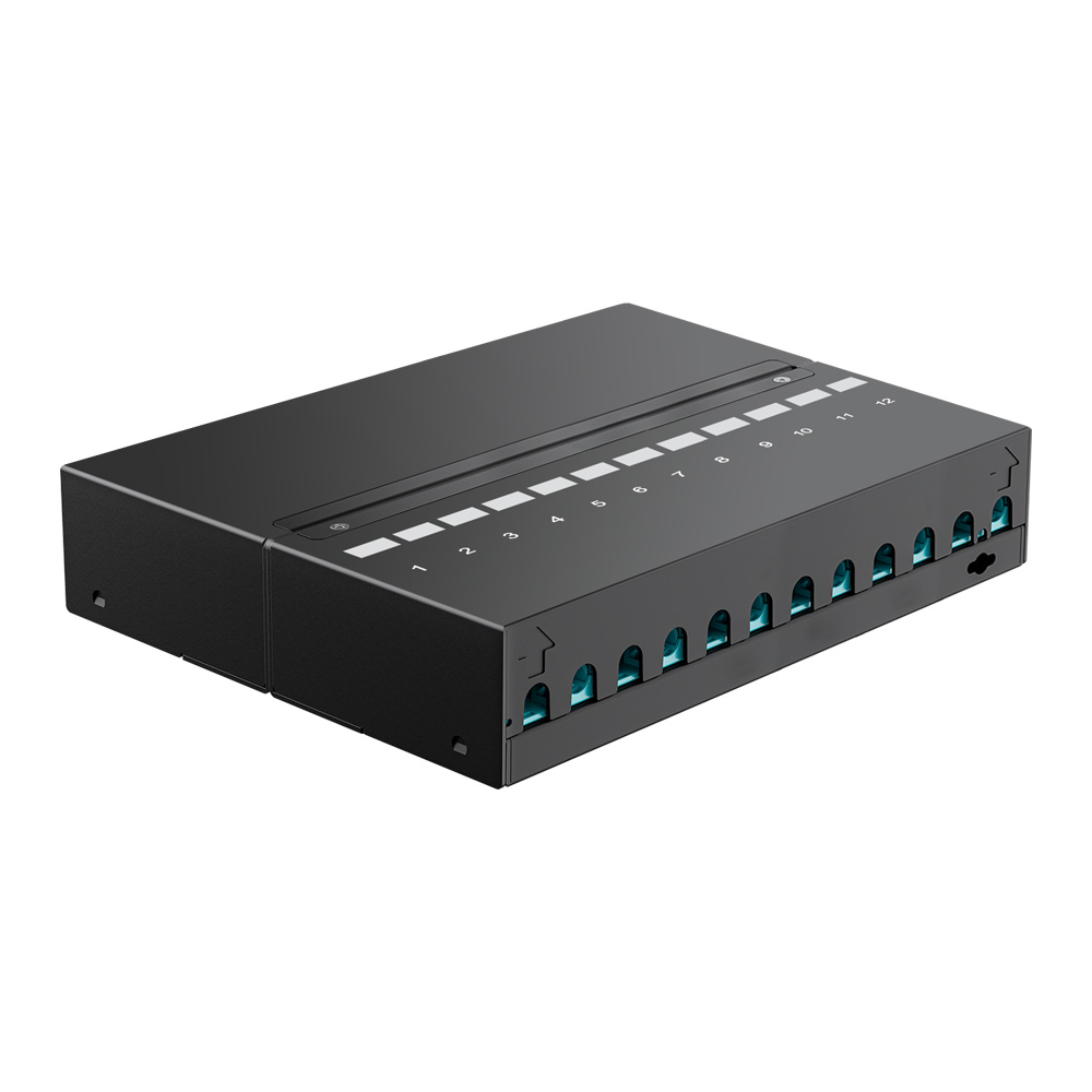 1U 12 Port Wall-mount FTP Blank Patch Panel