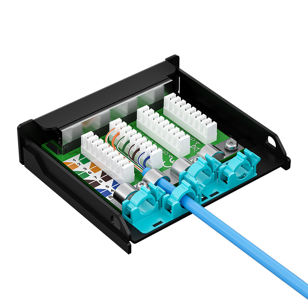 0.5U 4 Port-FTP Blank Patch Panel