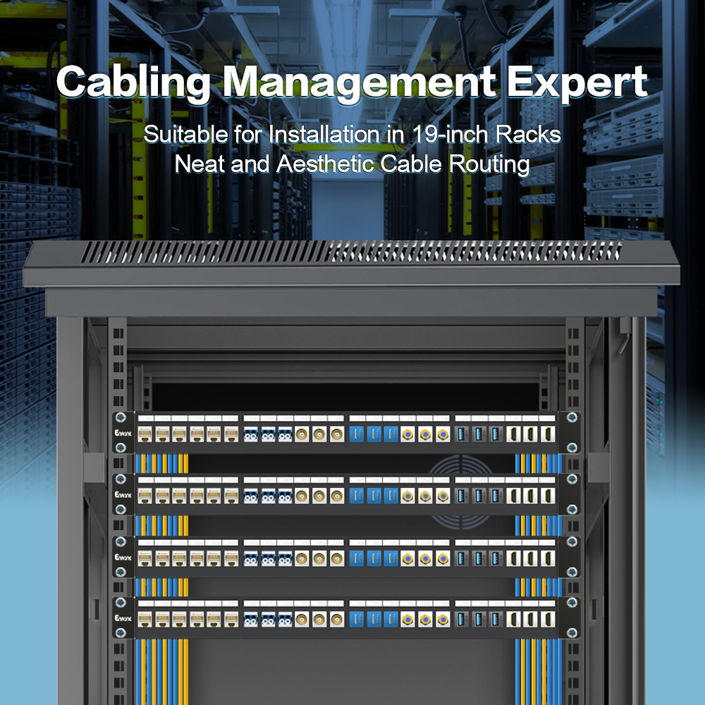 1U 12 Port-FTP Blank Patch Panel