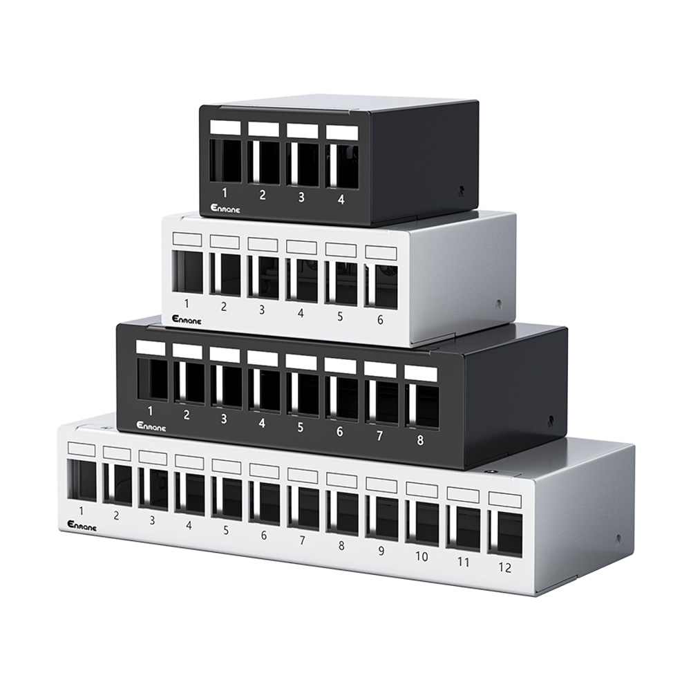 1U 8 Port-FTP Blank Patch Panel