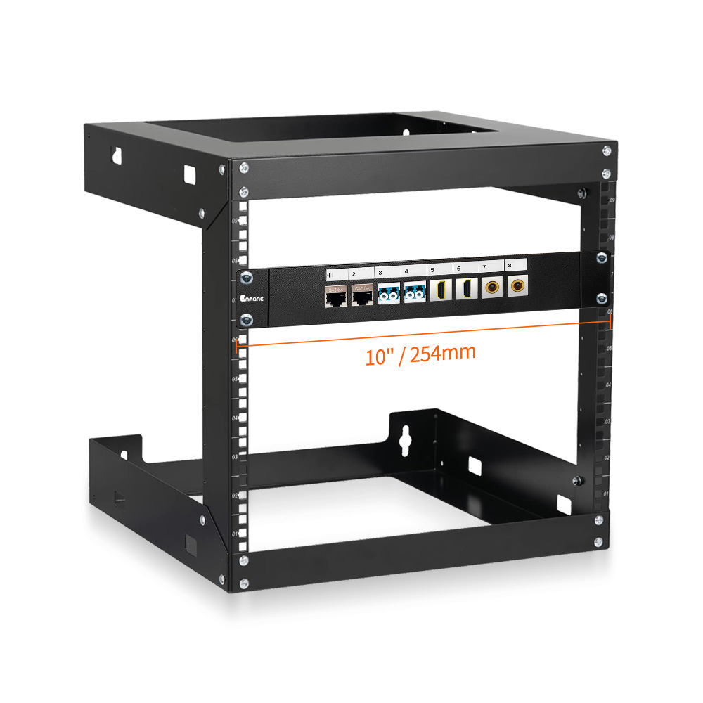1U 8 Port FTP Blank Patch Panel