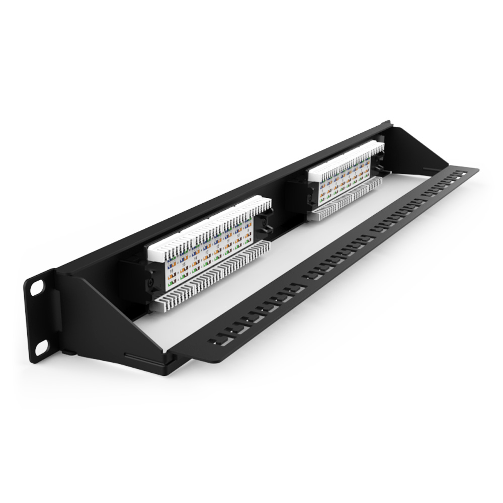 1U 16 Port Cat.6A UTP Patch Panel