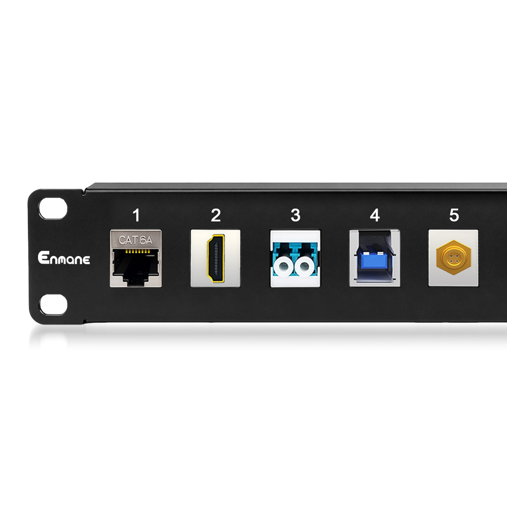 1U 16 Port Blank Patch Panel