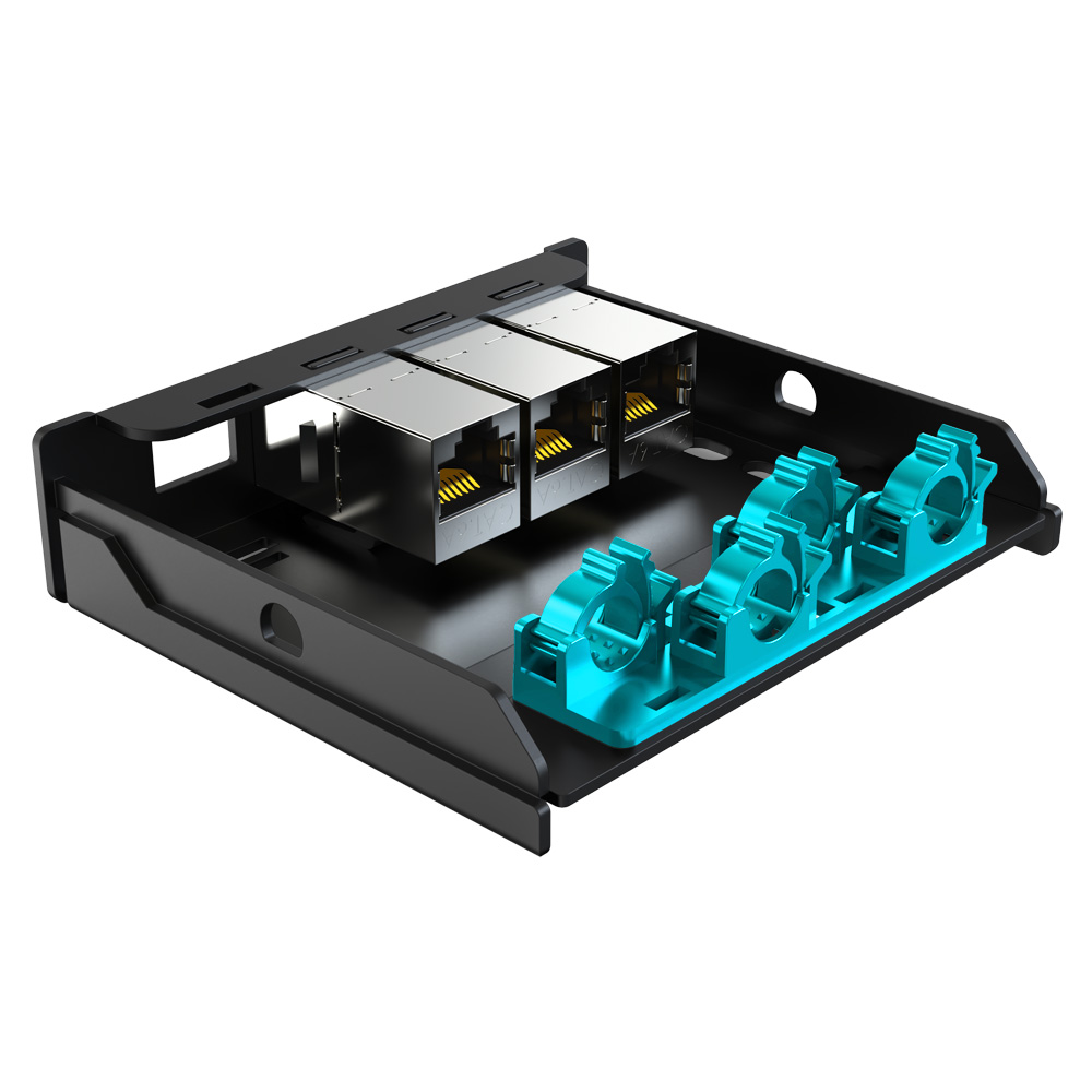 0.5U 4 Port-Blank Patch Panel