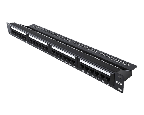 1U 24 Port-CAT.6A UTP Patch Panel