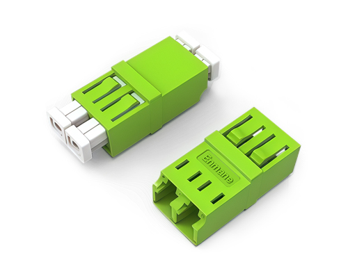 LC/APC Duplex Fiber Optic Adapter