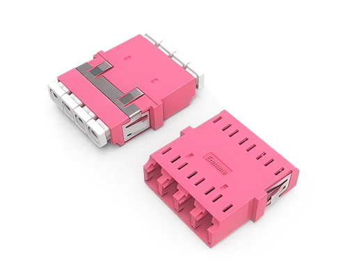 LC/APC Quad Fiber Optic Adapter